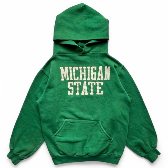 Russell Athletic Other - True Vintage 70 MSU Michigan State University Russell Athletic Hooded Sweatshirt